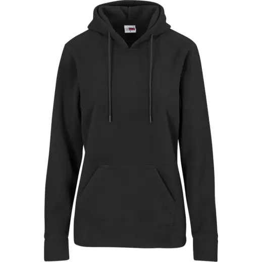 Ladies Dawson Polar Fleece Hooded Sweater Black